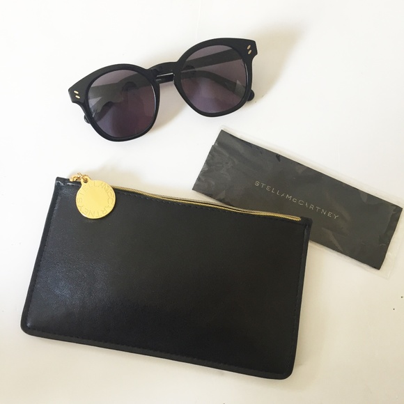 STELLA MCCARTNEY Sunglasses, Black, OS